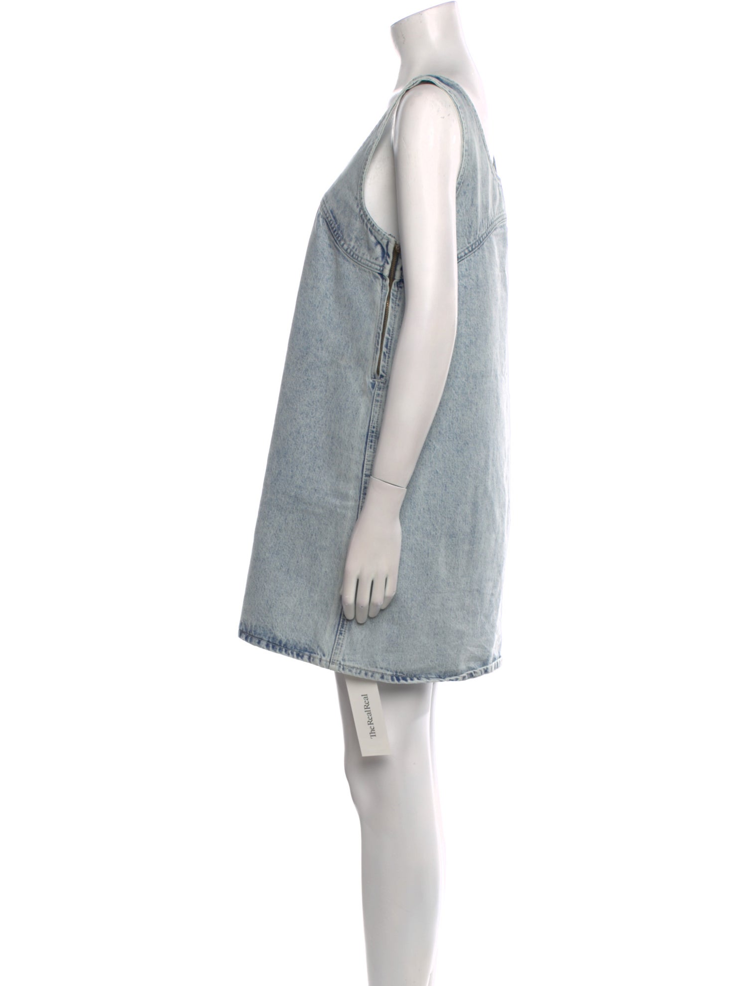 FRAME Scoop Neck Mini Dress