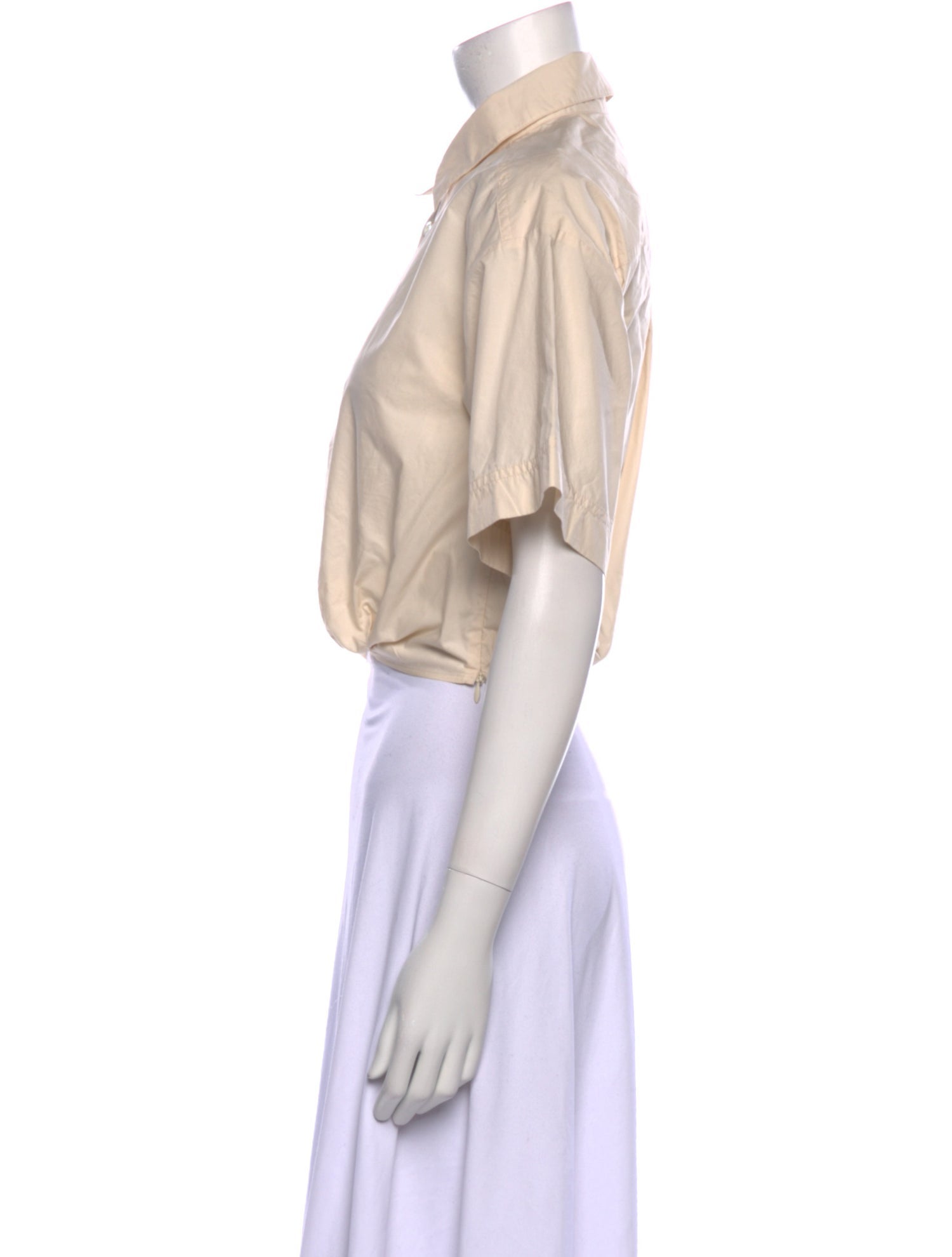 FRAME Short Sleeve Crop Top