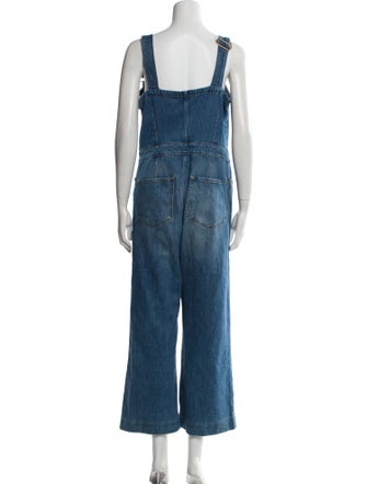 FRAME Square Neckline Jumpsuit