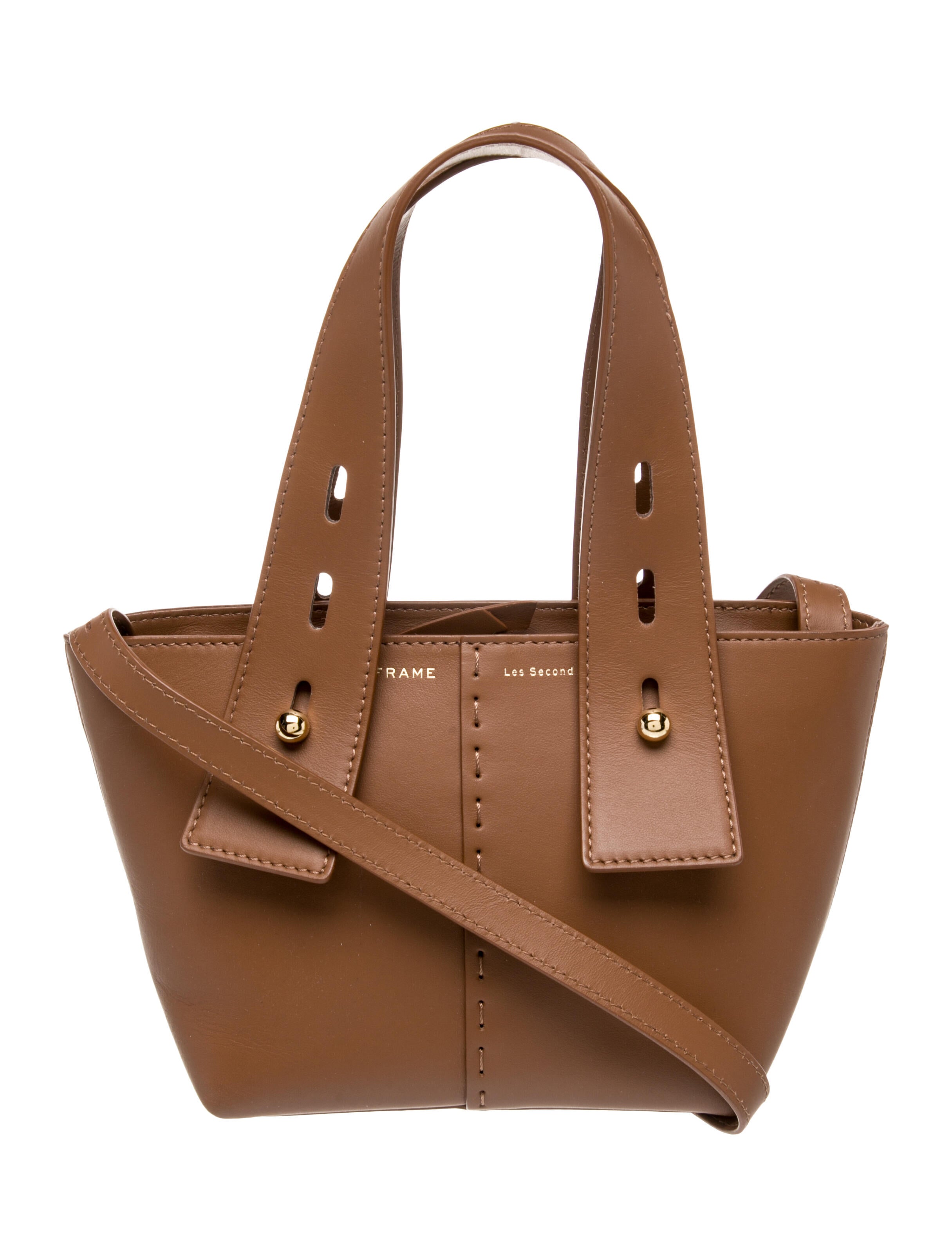 FRAME Leather Top Handle Bag