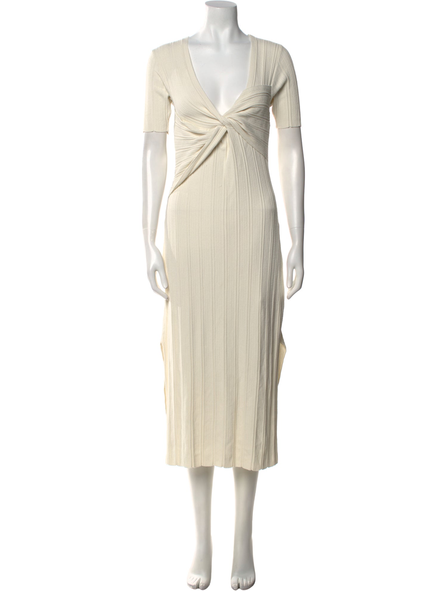 FRAME V-Neck Long Dress