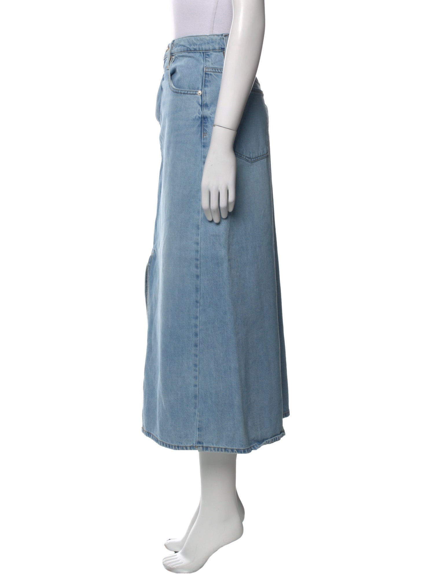 FRAME Midi Length Skirt