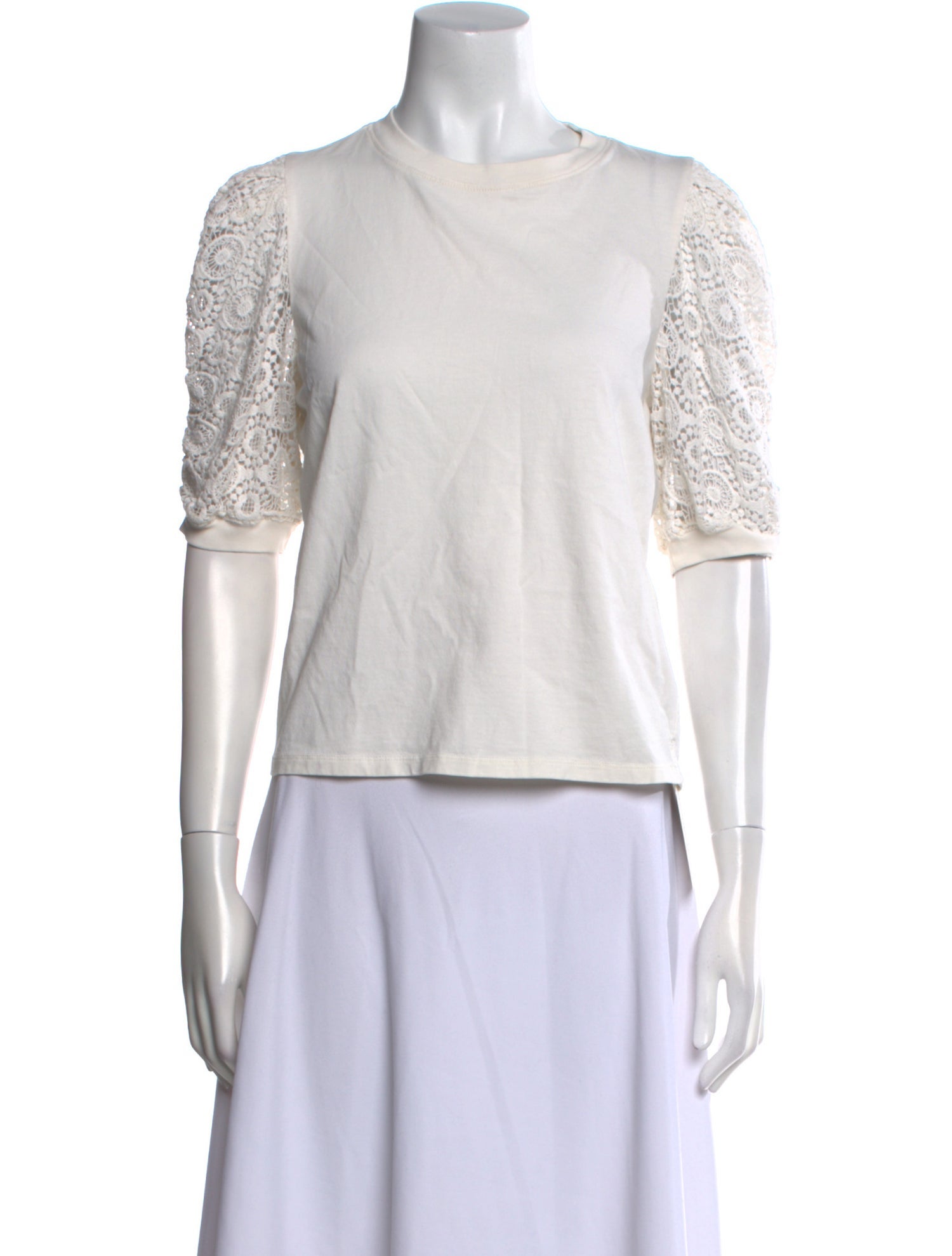 FRAME Crew Neck Short Sleeve Top