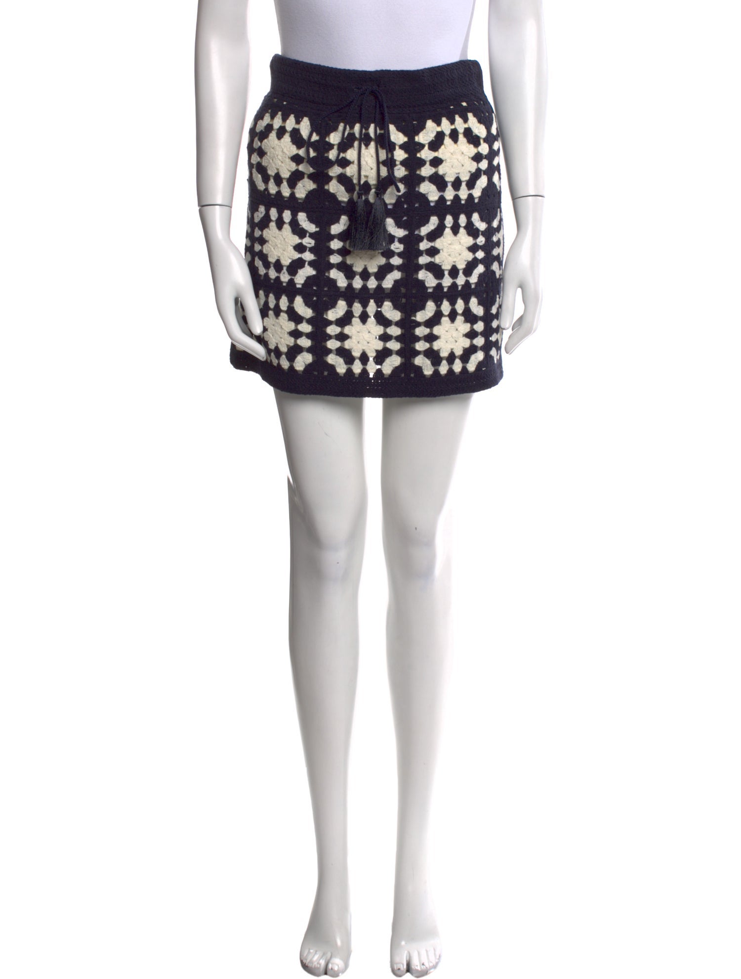 FRAME Printed Mini Skirt