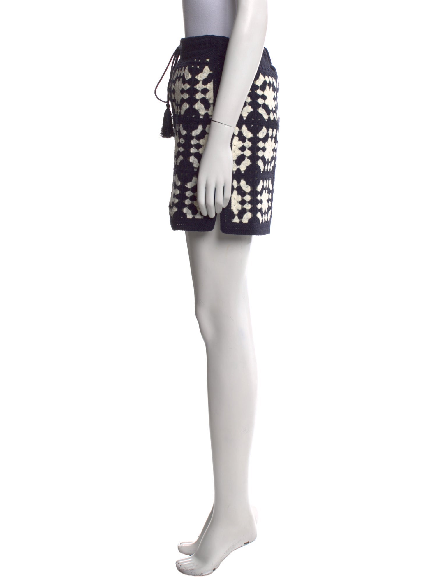 FRAME Printed Mini Skirt