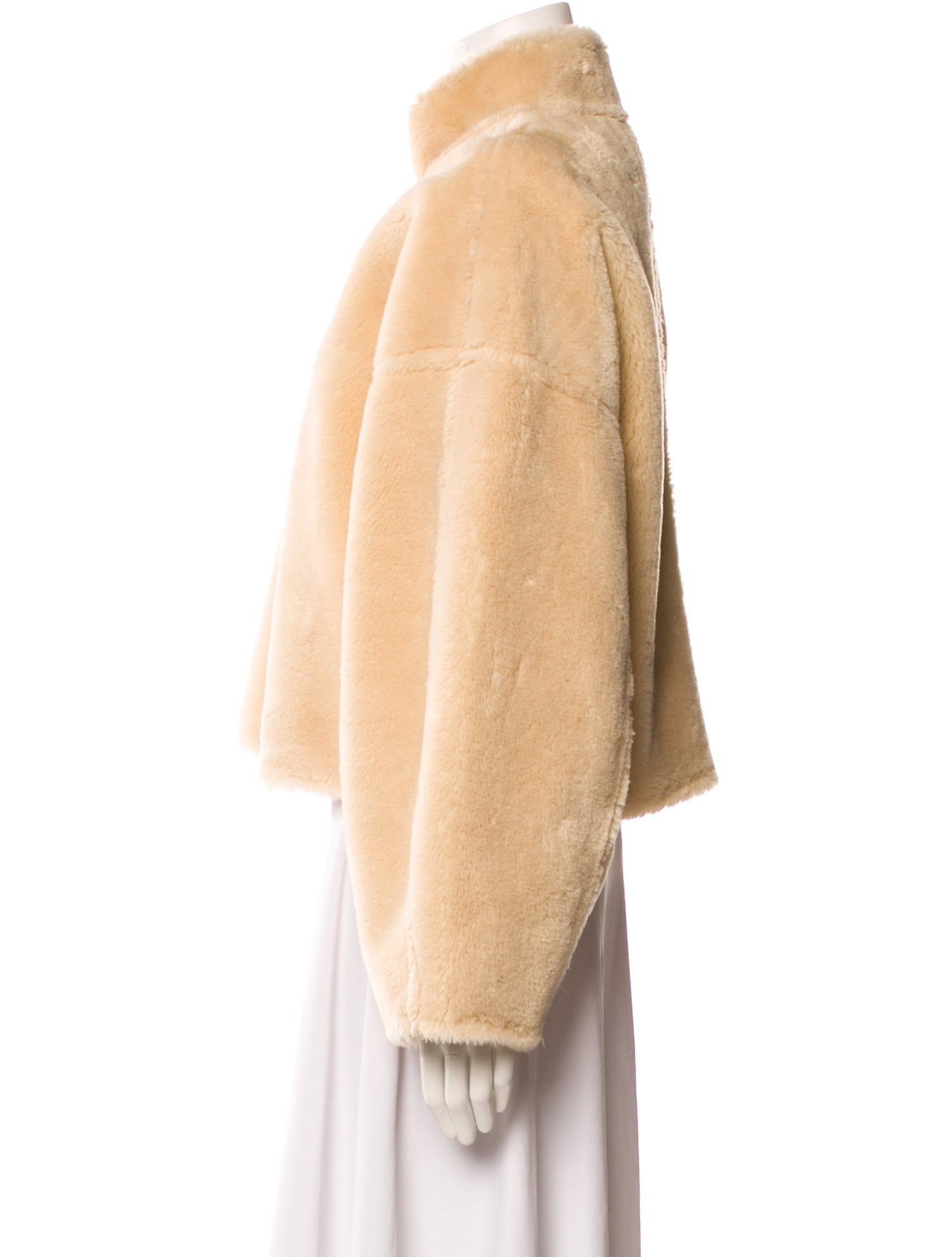 FRAME Faux Fur Jacket