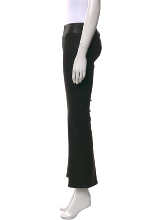 FRAME Leather Flared Pants