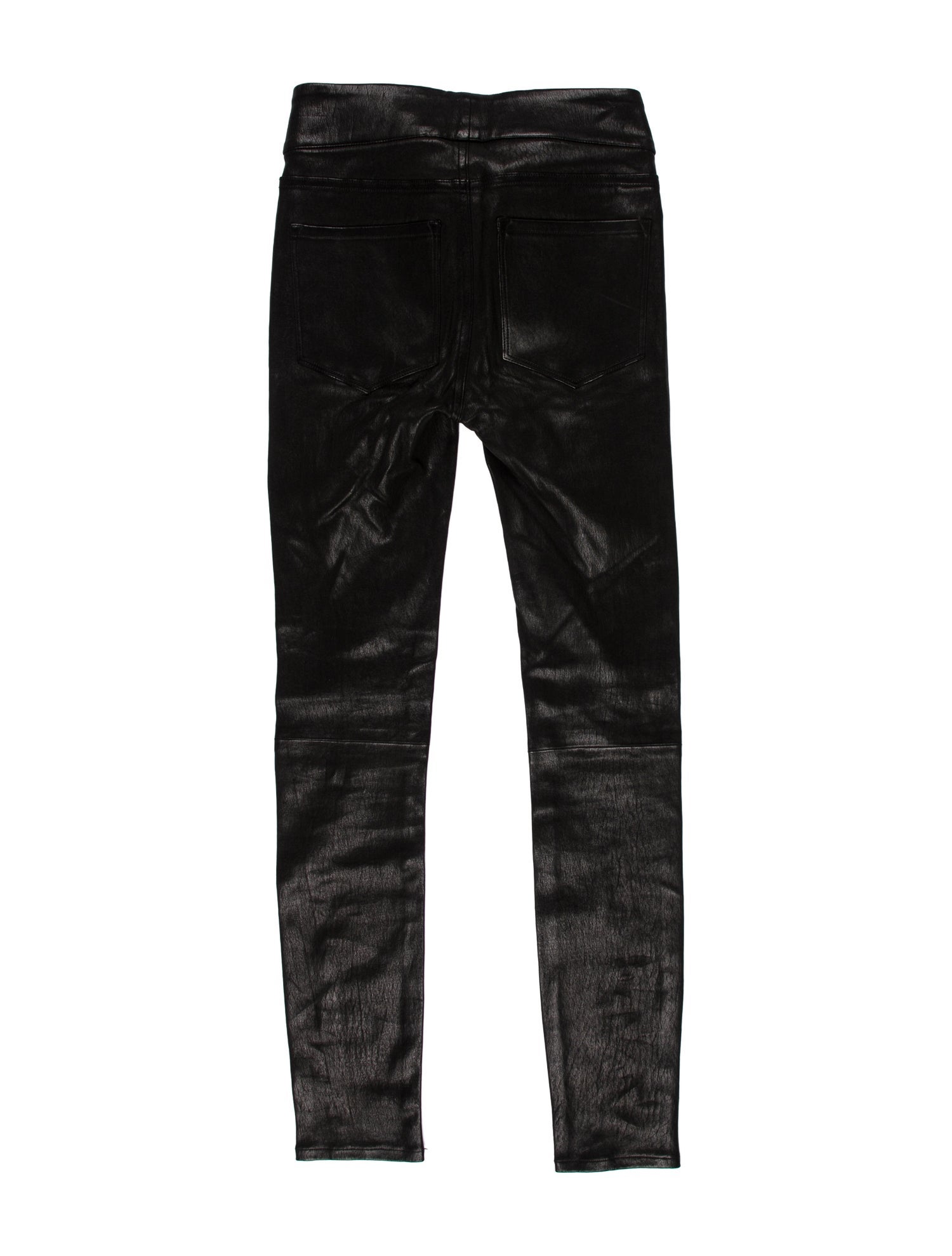 FRAME Lamb Leather Skinny Leg Pants