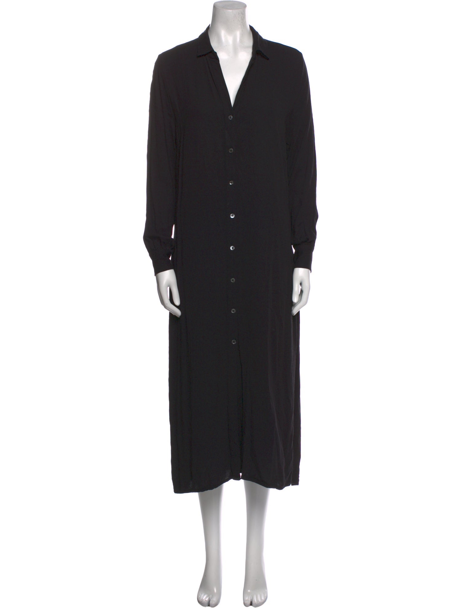 FRAME V-Neck Long Dress