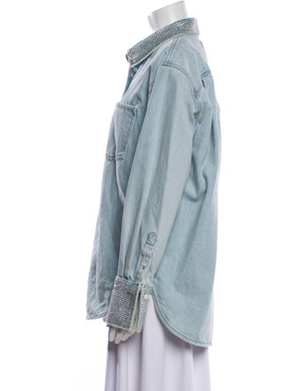 FRAME Long Sleeve Button-Up Top