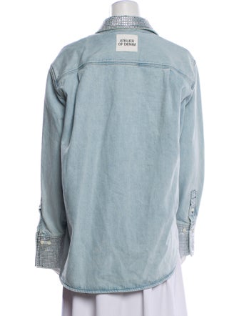 FRAME Long Sleeve Button-Up Top