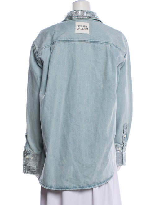 FRAME Long Sleeve Button-Up Top