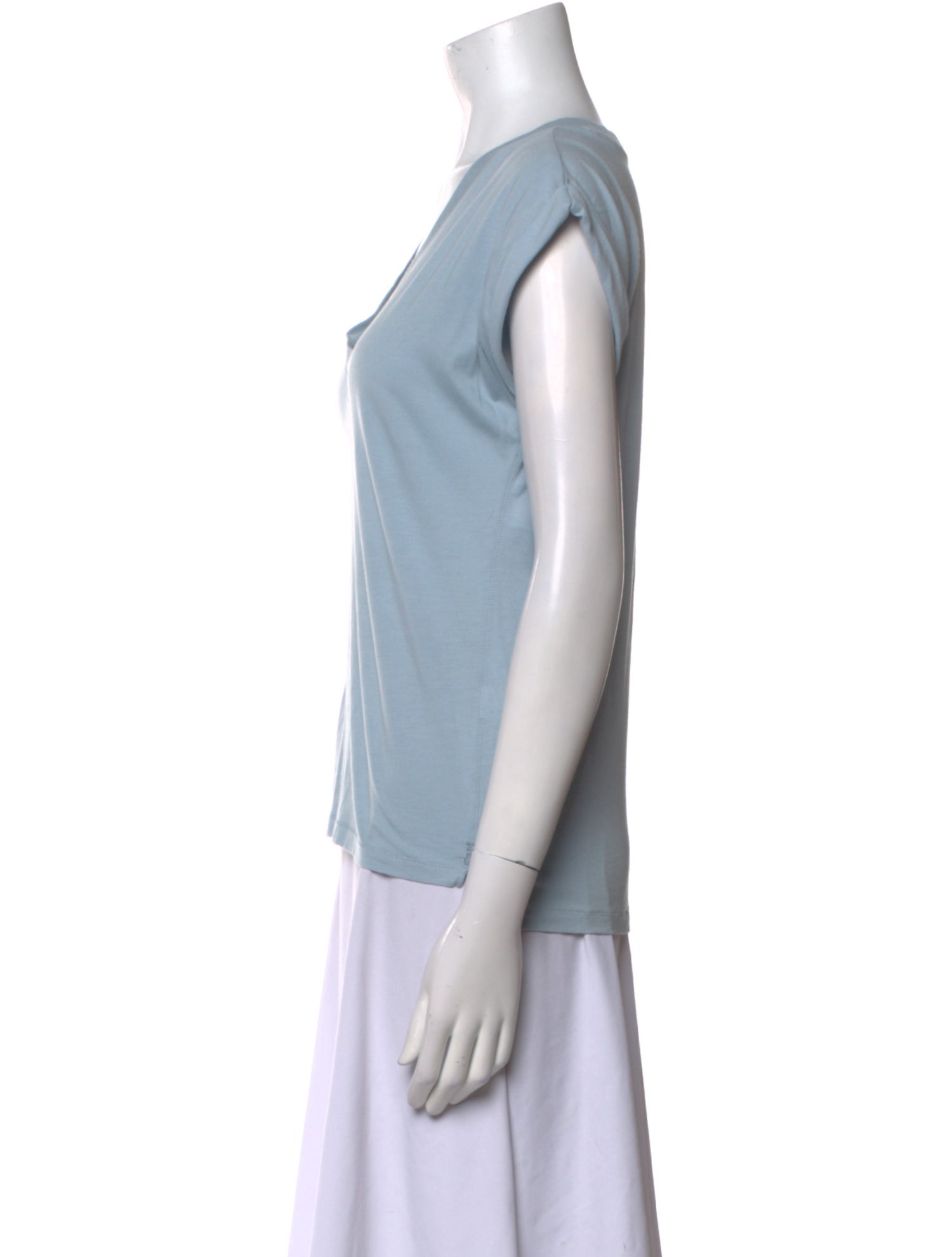 FRAME V-Neck Short Sleeve T-Shirt