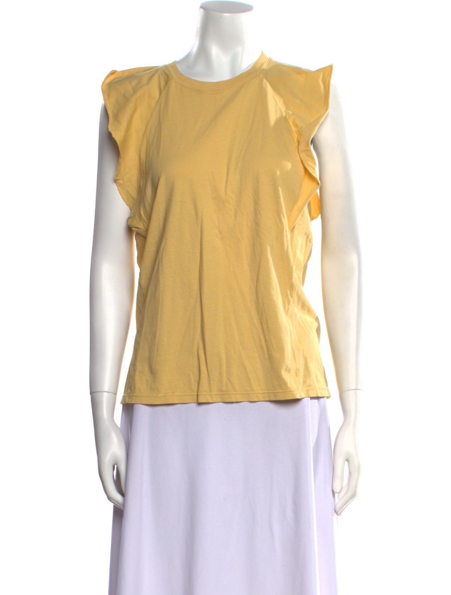 FRAME Crew Neck Sleeveless Top