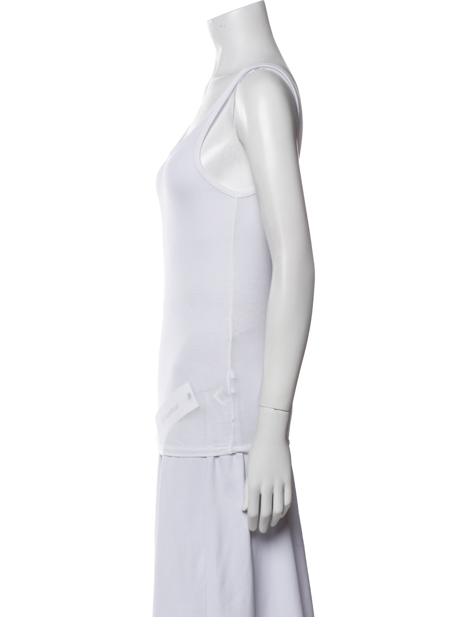 FRAME Scoop Neck Sleeveless Top