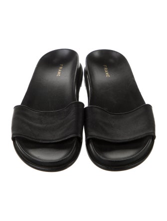 FRAME Leather Slides
