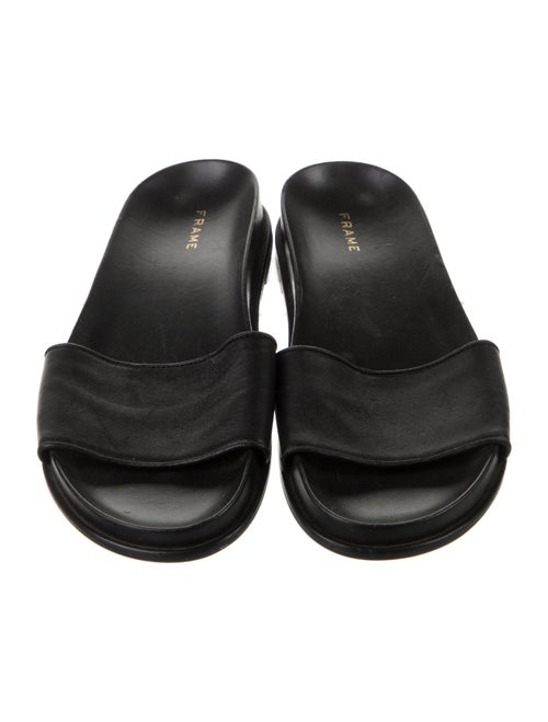 FRAME Leather Slides
