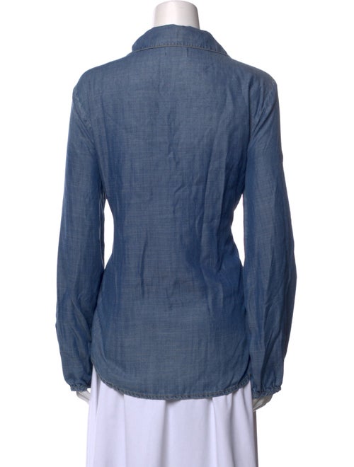 FRAME Long Sleeve Button-Up Top