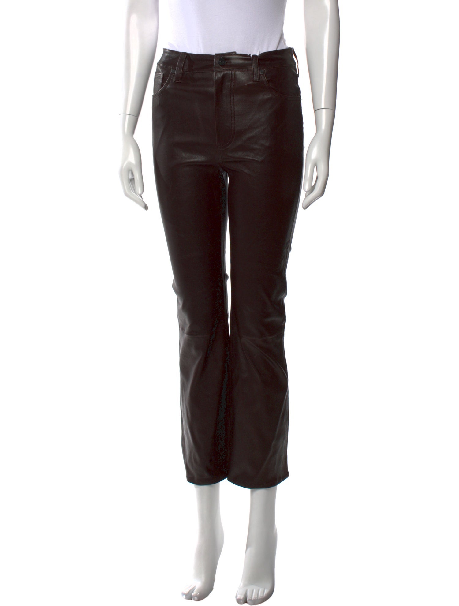 FRAME Lamb Leather Wide Leg Pants w/ Tags
