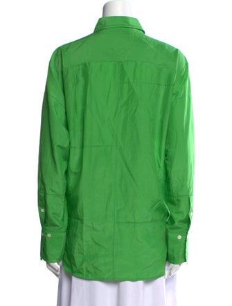 FRAME Long Sleeve Button-Up Top