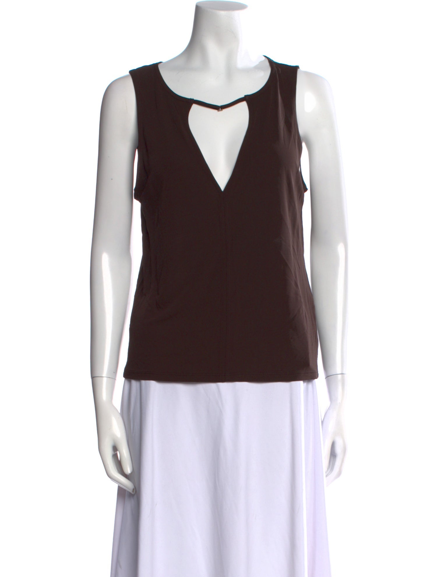 FRAME V-Neck Sleeveless Top