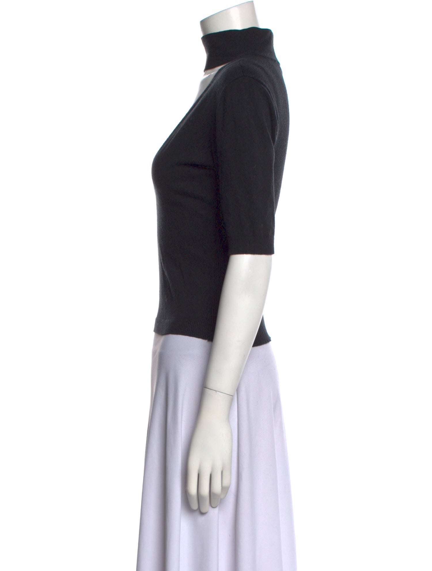 FRAME Silk Mock Neck Bodysuit