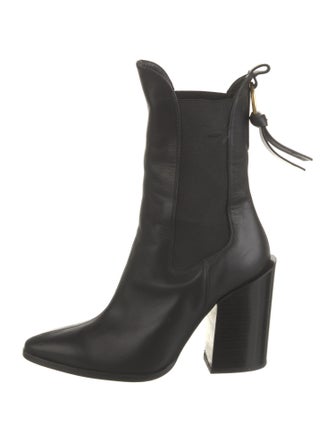 FRAME Leather Lace-Up Boots