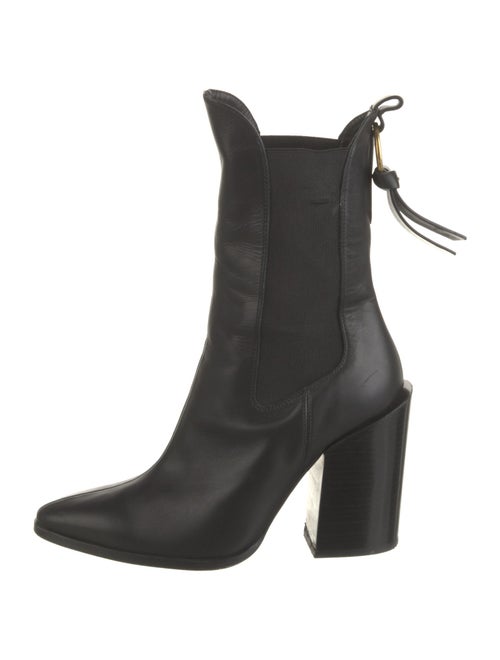 FRAME Leather Lace-Up Boots