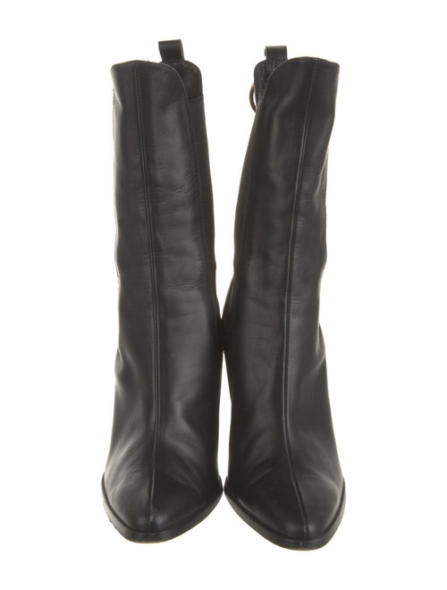 FRAME Leather Lace-Up Boots