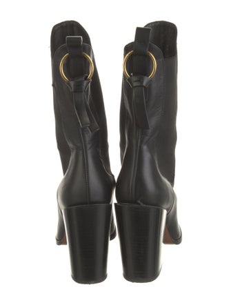 FRAME Leather Lace-Up Boots