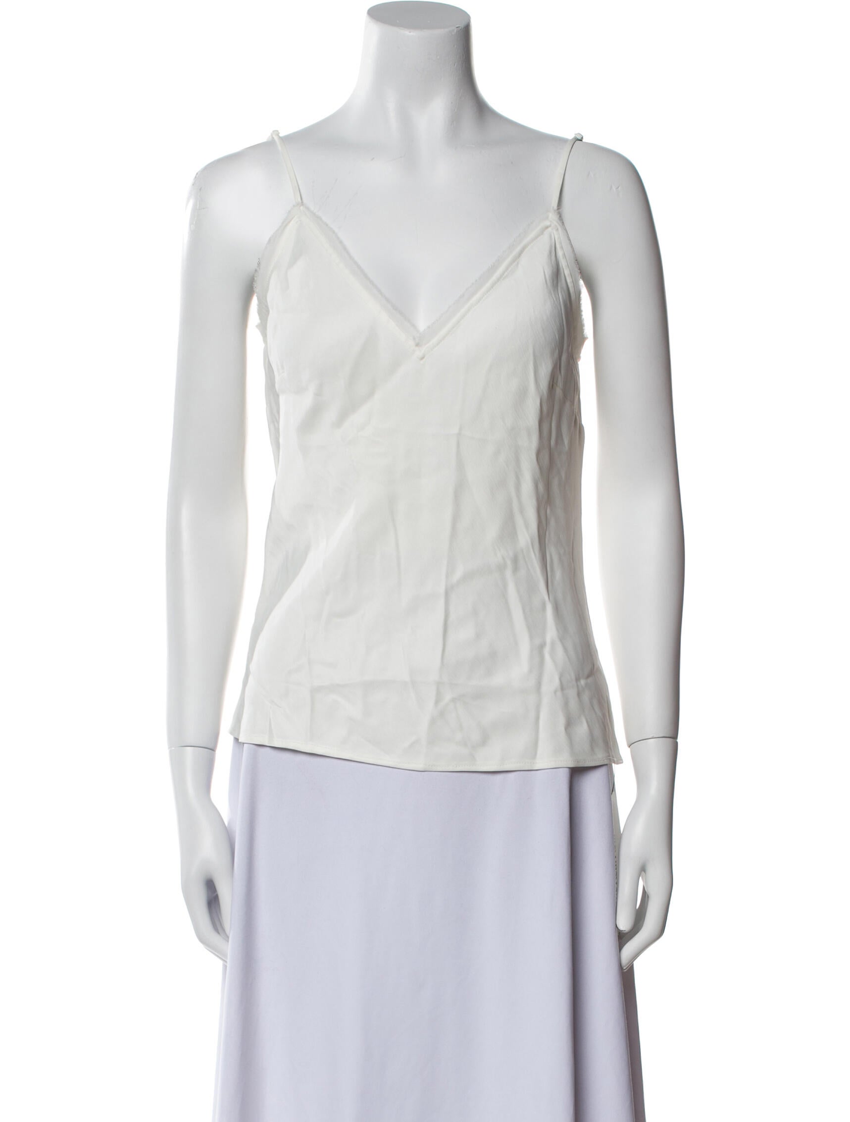 FRAME V-Neck Sleeveless Top