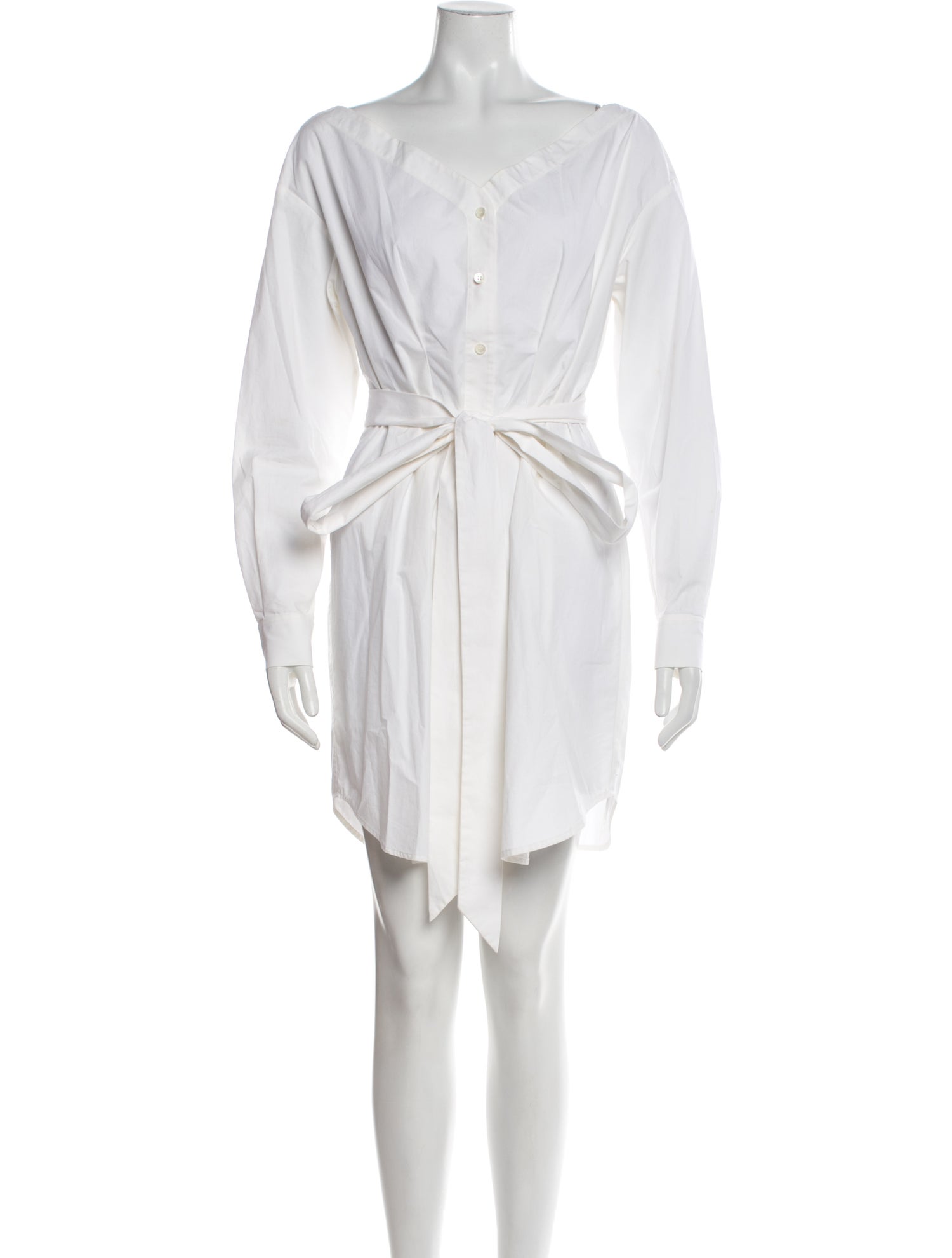 FRAME Scoop Neck Mini Dress