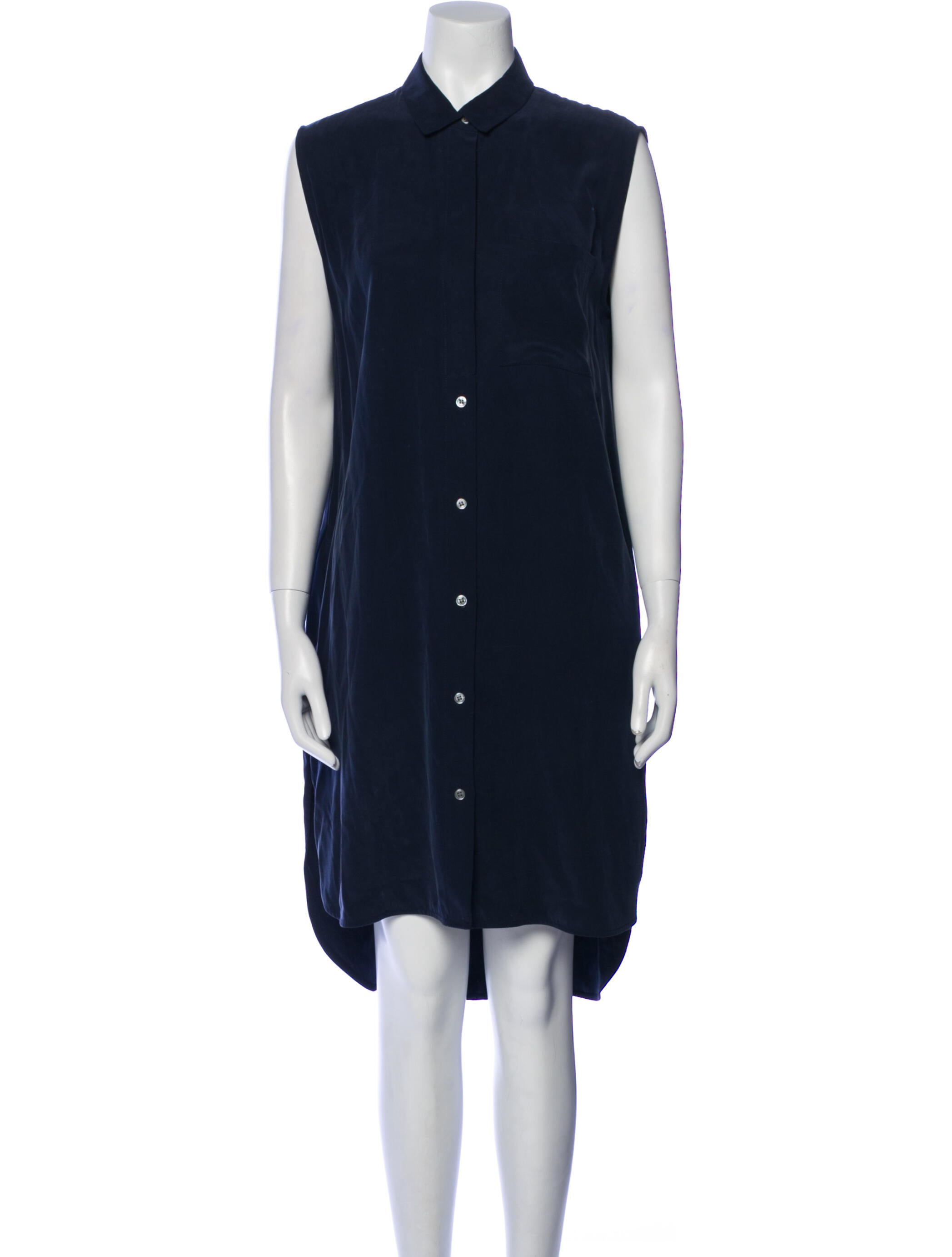 FRAME Silk Midi Length Dress