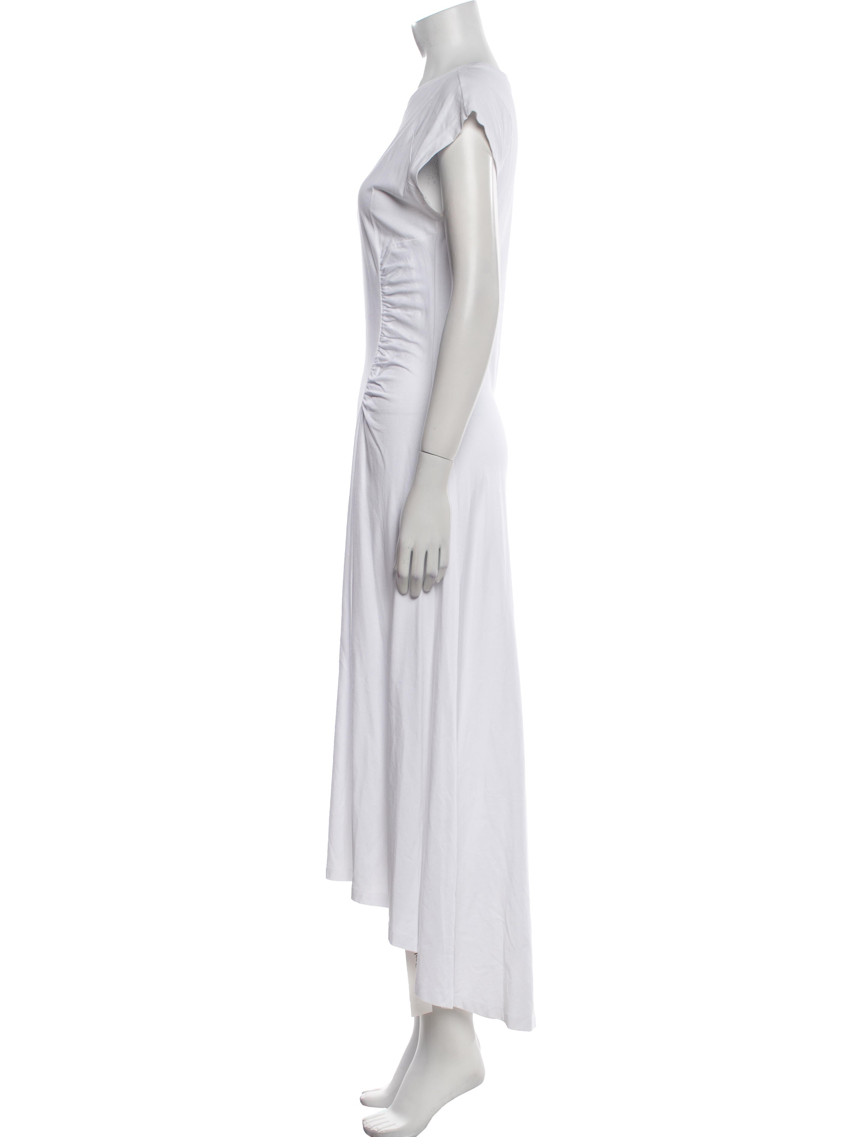 FRAME Crew Neck Long Dress