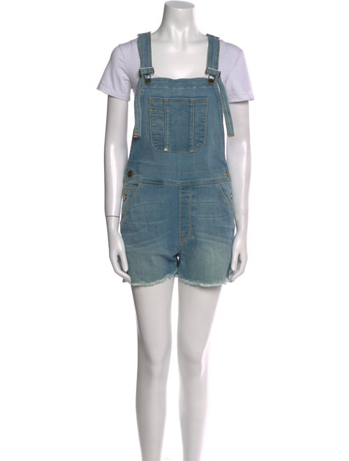 FRAME Square Neckline Overalls