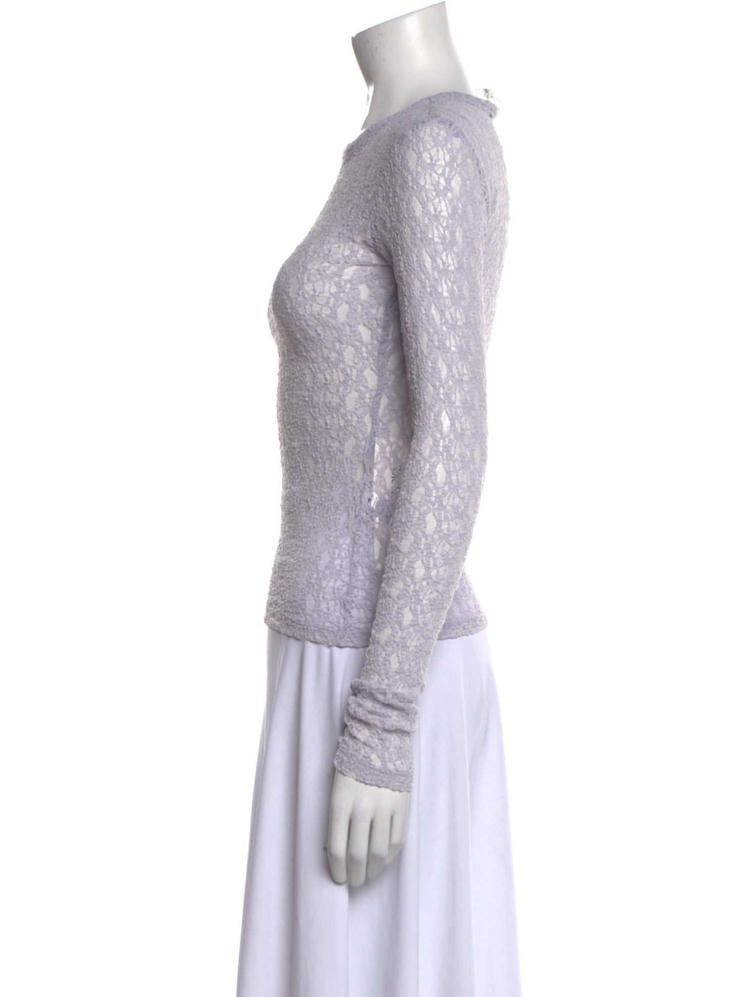 FRAME Crew Neck Long Sleeve Top