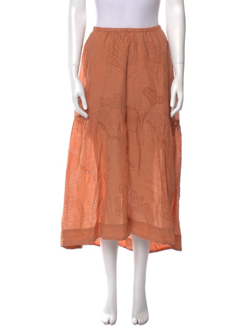 FRAME Midi Length Skirt