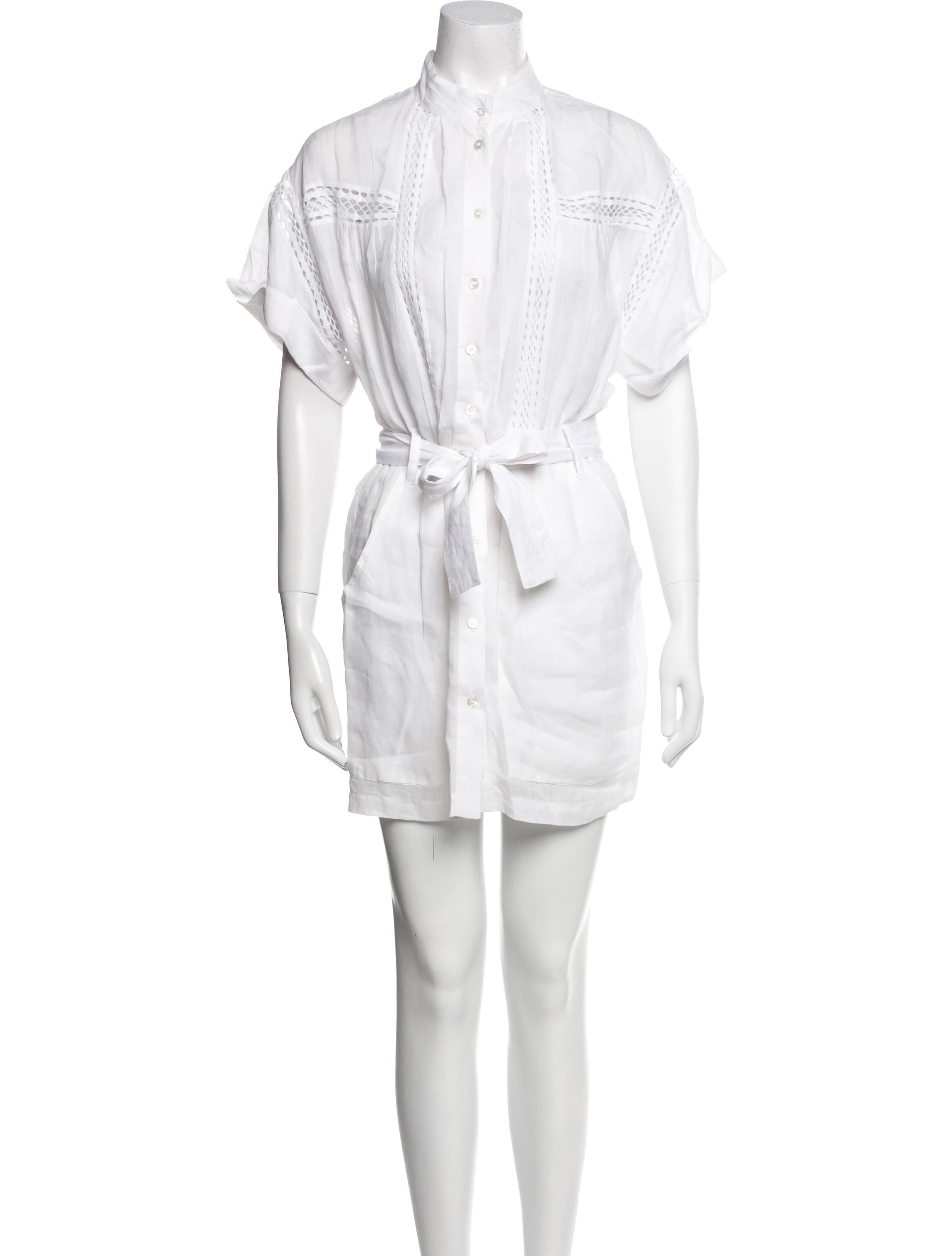 FRAME Mock Neck Mini Dress