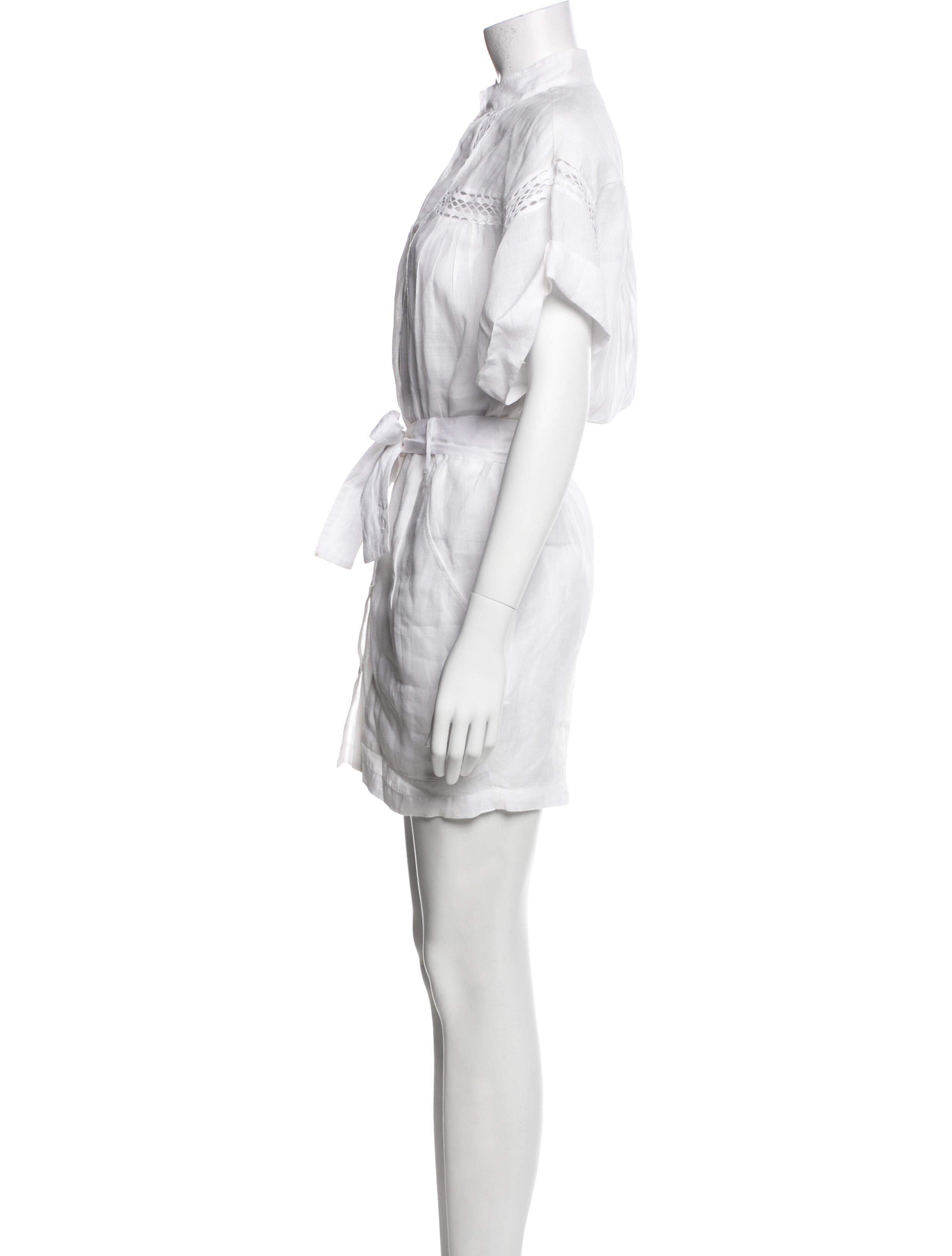 FRAME Mock Neck Mini Dress