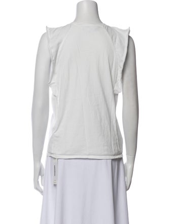 FRAME Scoop Neck Sleeveless Top