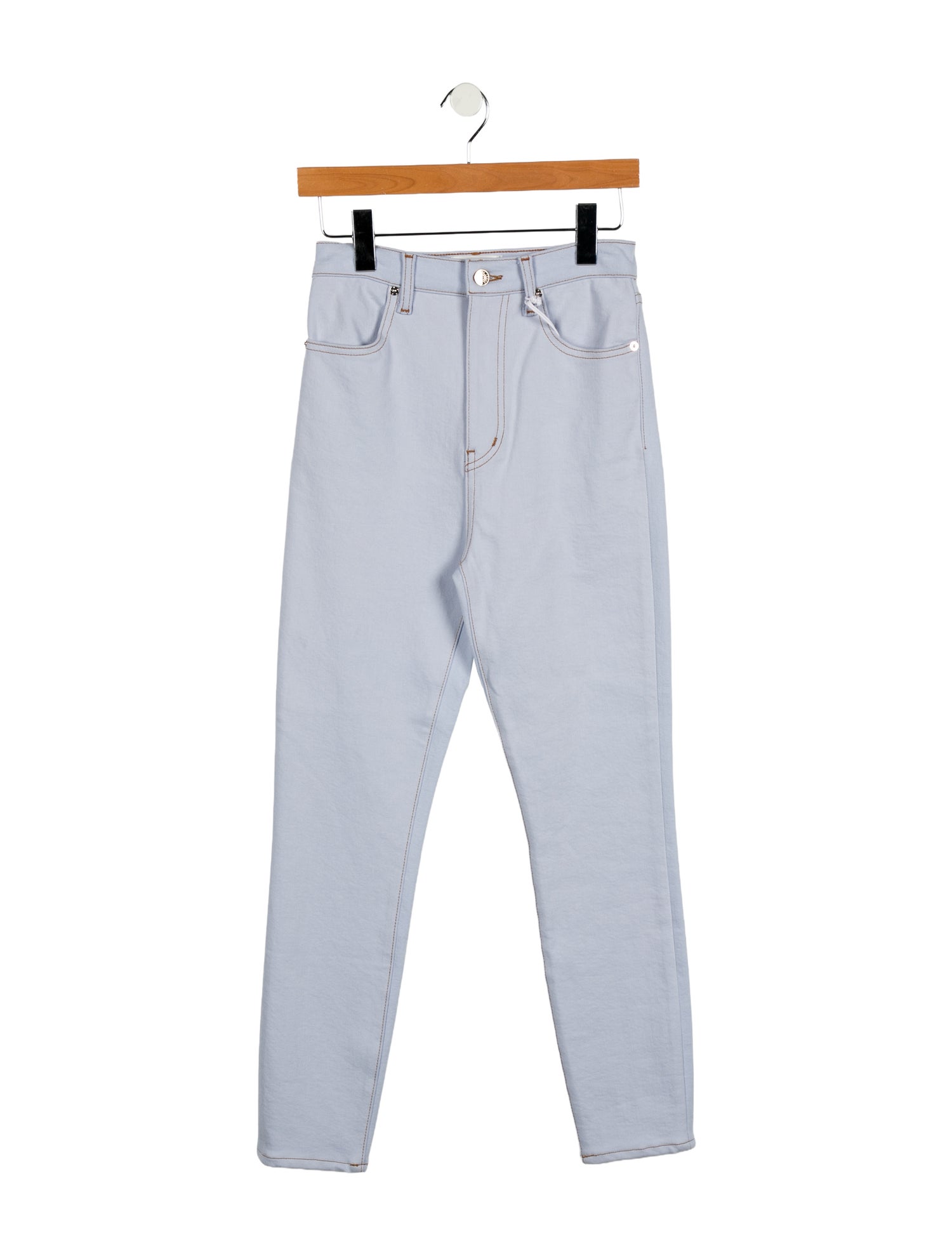 Carolina Herrera x FRAME High-Rise Skinny Leg Jeans