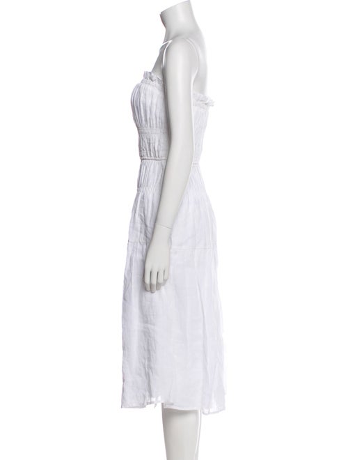 FRAME Strapless Knee-Length Dress