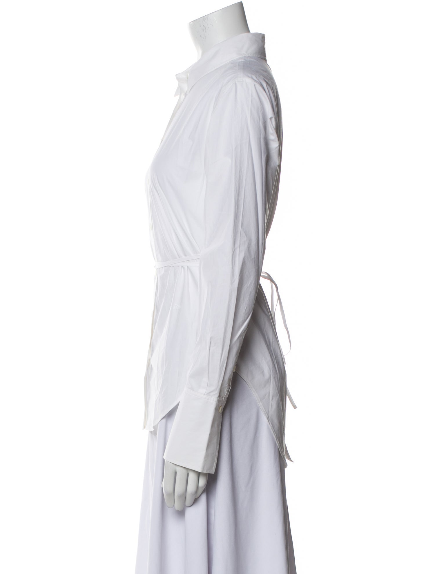 FRAME Long Sleeve Button-Up Top