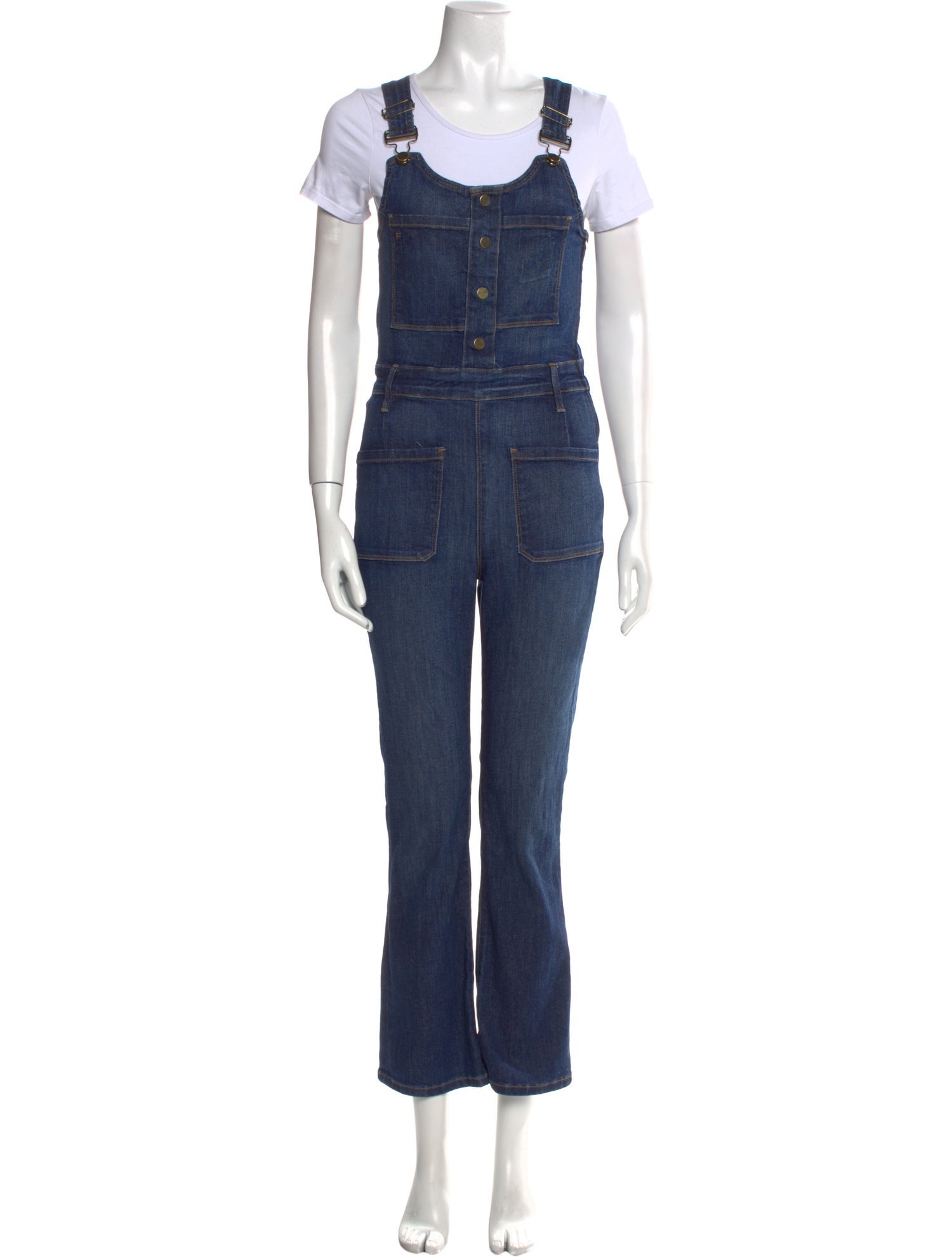 FRAME Scoop Neck Jumpsuit