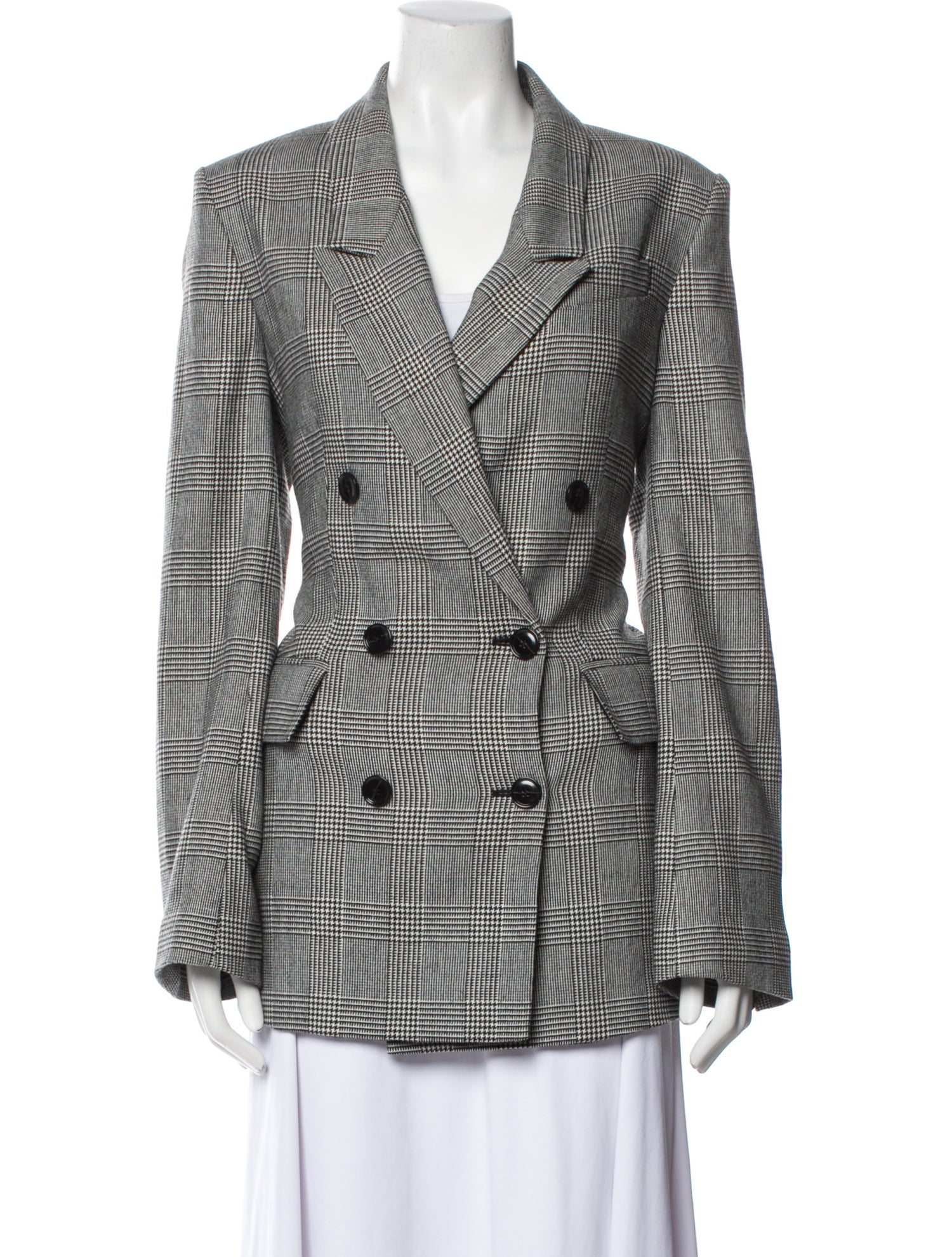 FRAME Plaid Print Coat