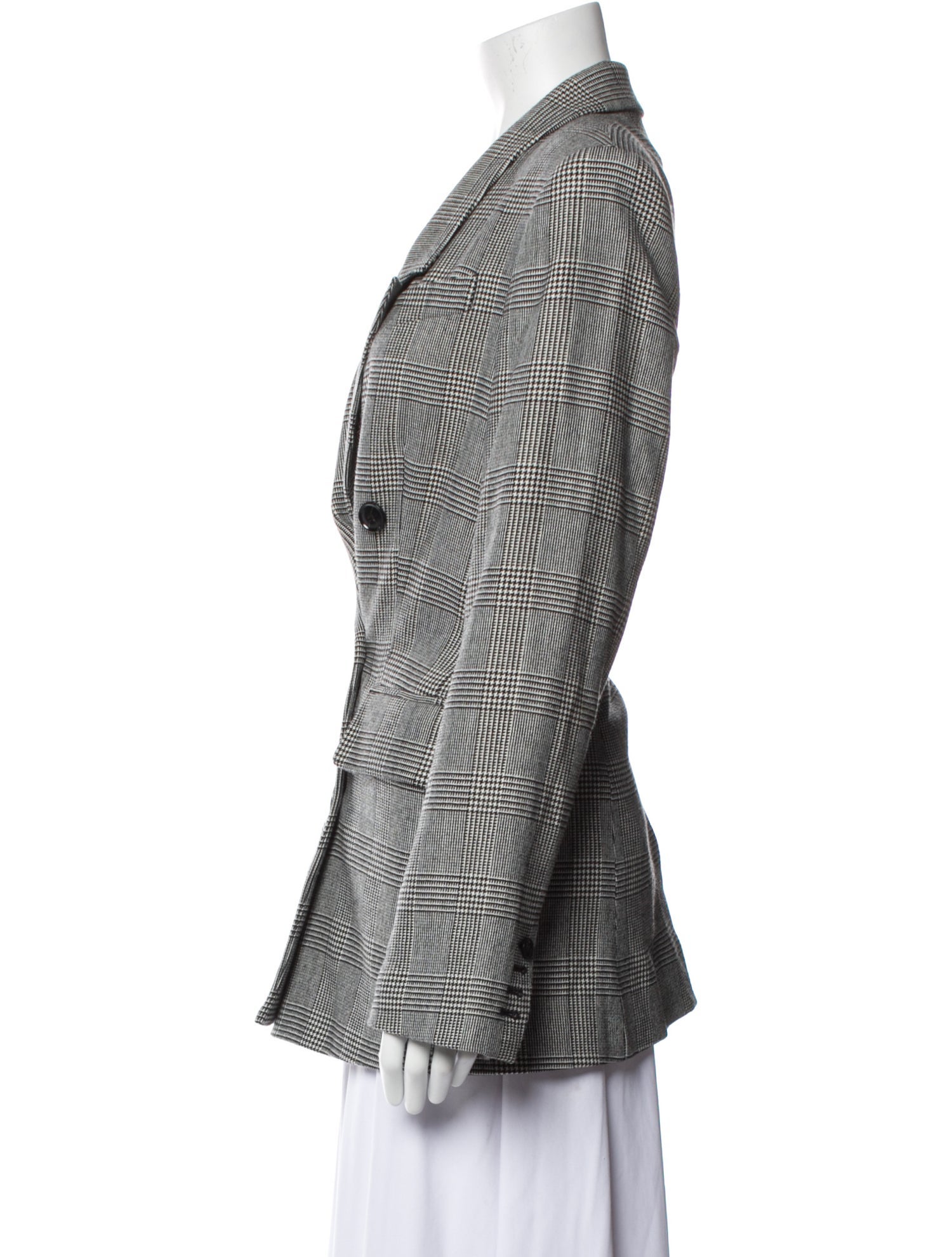 FRAME Plaid Print Coat