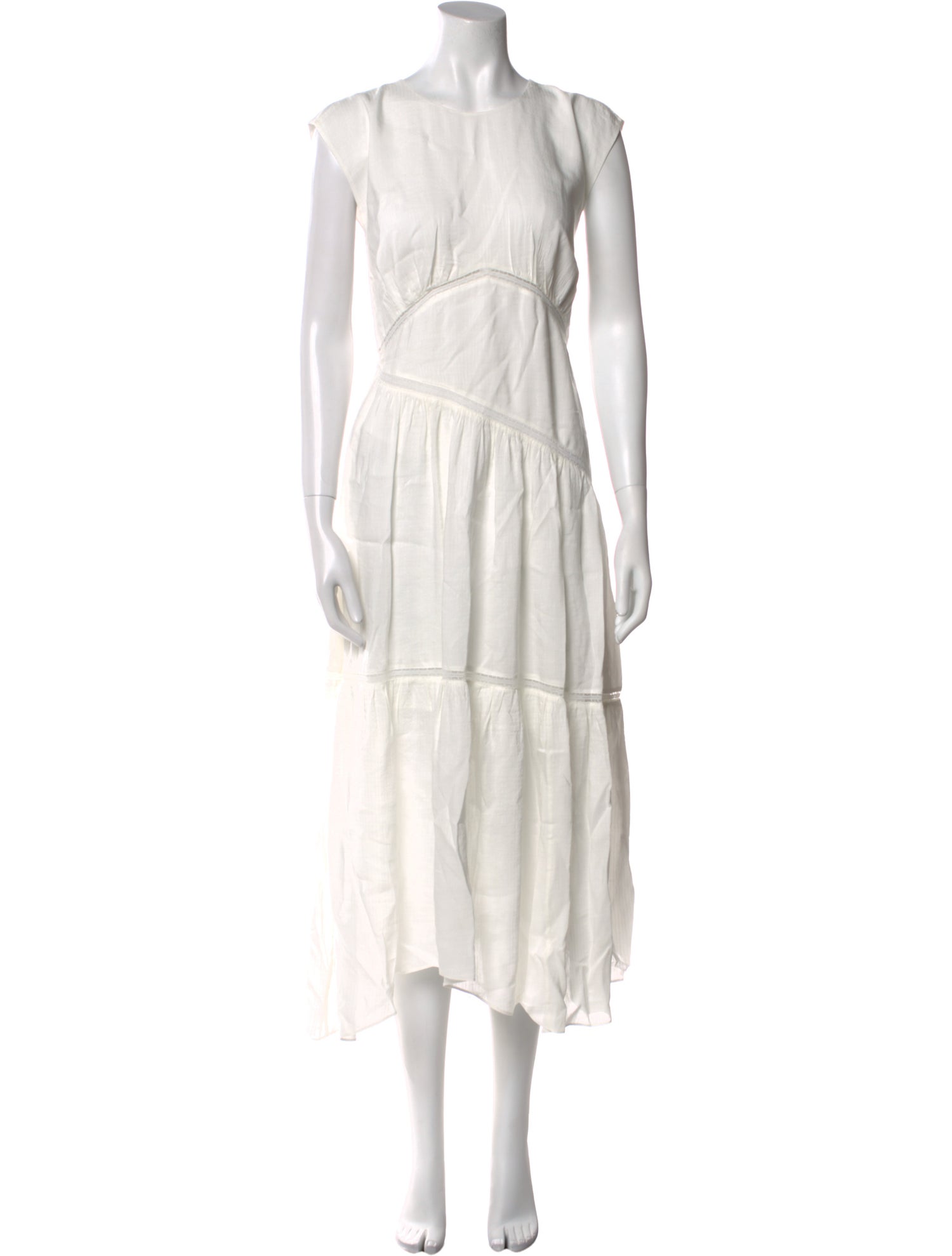 FRAME Linen Long Dress