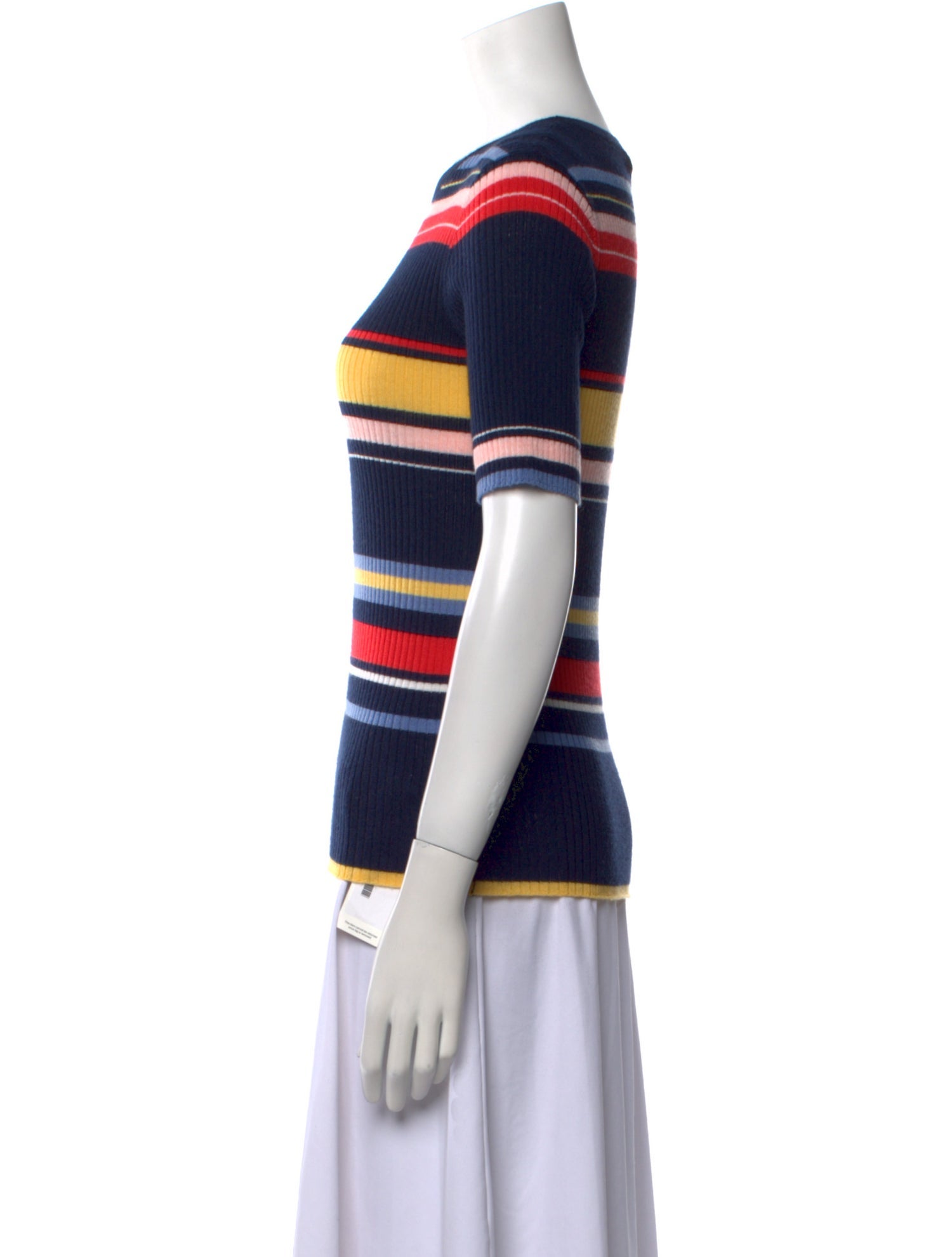 FRAME Striped Crew Neck Sweater