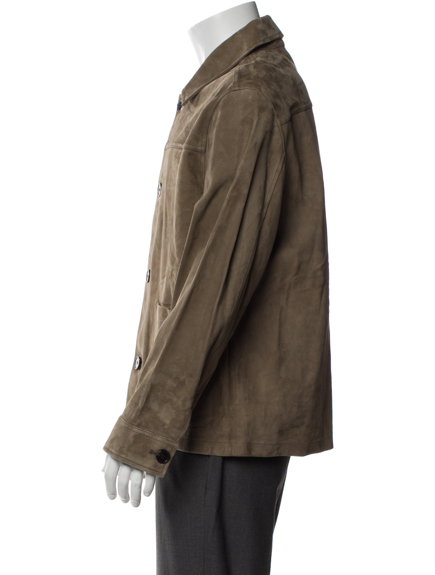 FRAME Lamb Leather Utility Jacket