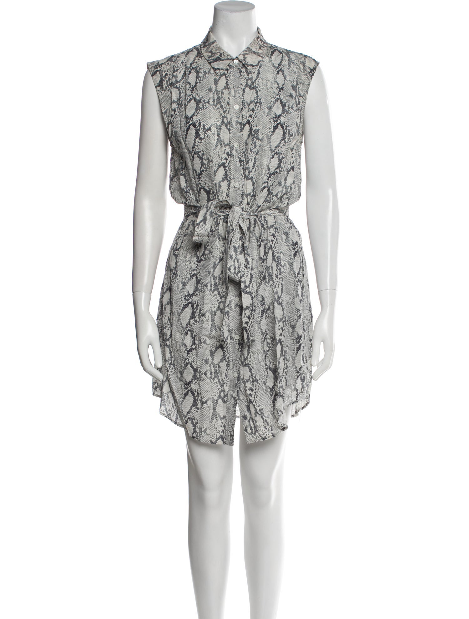 FRAME Silk Mini Dress